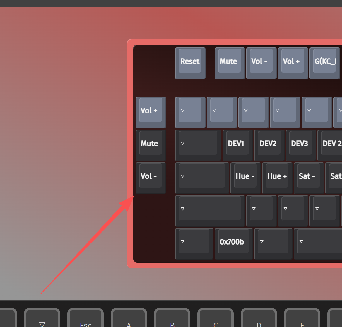 波轮位置示意图